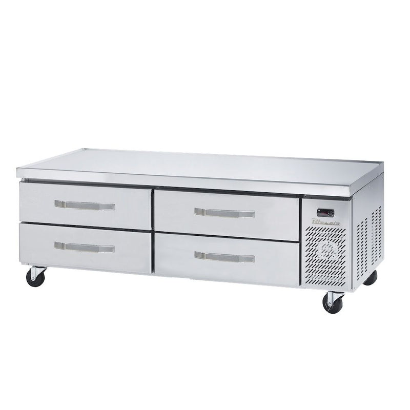Blue Air BACB74M-HC, 74-inch 4 Drawers Marine Edge Refrigerated Chef Base, 14.3 Cu. Ft.