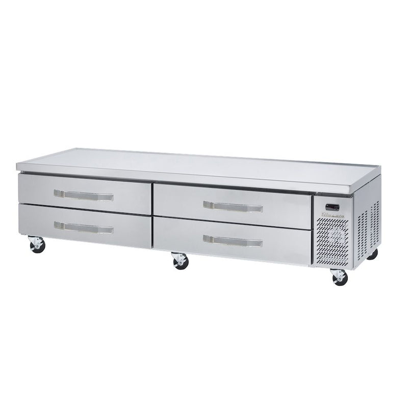 Blue Air BACB96M-HC, 96-inch 4 Drawers Marine Edge Refrigerated Chef Base, 21.4 Cu. Ft.