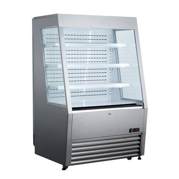 Admiral Craft BDVACM-320/SS, 36-inch Stainless Steel Diamond Vertical Air Curtain Merchandiser, 11 Cu.Ft.