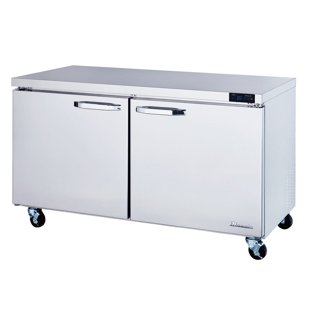 Blue Air BLUR60-HC, 60-inch 2 Swing Doors Undercounter Refrigerator, 16.5 Cu. Ft.