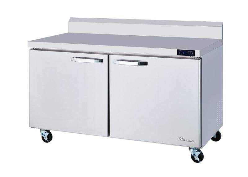 Blue Air BLUR60-WT-HC, 60-inch 2 Swing Doors Worktop Refrigerator, 16.5 Cu. Ft.