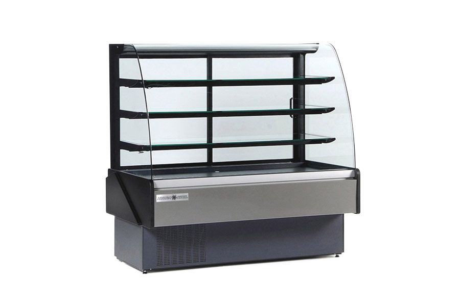 Hydra-Kool KBD-CG-40-D, 40-inch Curved Glass Dry Bakery Display Case