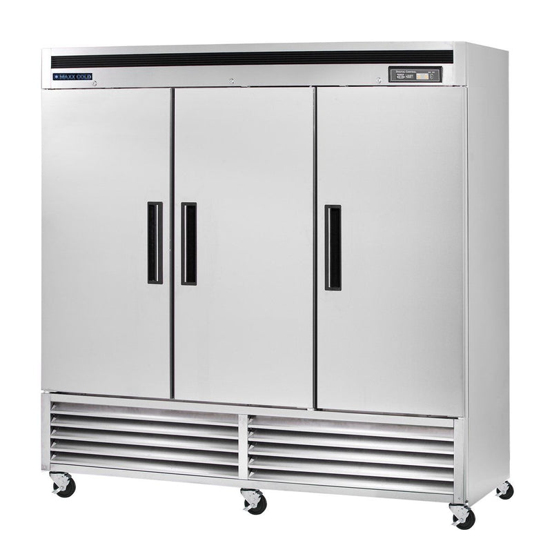 Maxx Cold MCR-72FDHC Reach-In Refrigerator, Triple Door, Bottom Mount