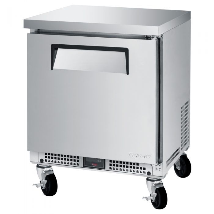 Turbo Air MUR-27S-N6, 1 Solid Door Undercounter Refrigerator, Shallow Depth