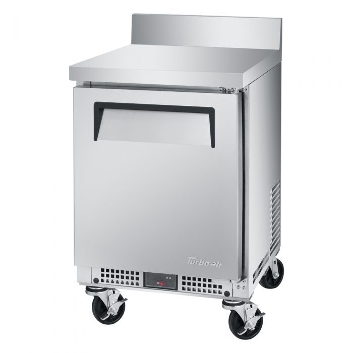 Turbo Air MWR-20S-N6, 1 Solid Door Worktop Refrigerator, Shallow Depth