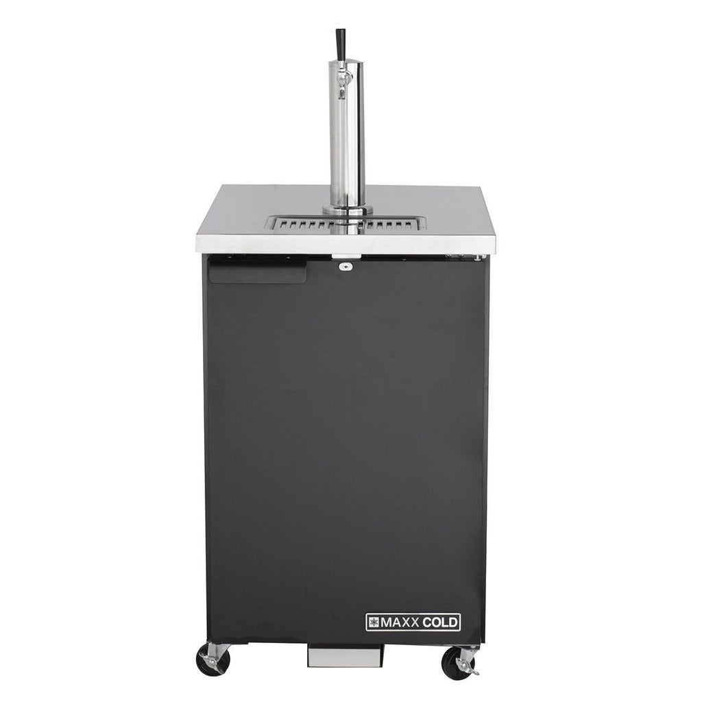 Maxx Cold MXBD24-1B One Keg Beer Tower / Dispenser