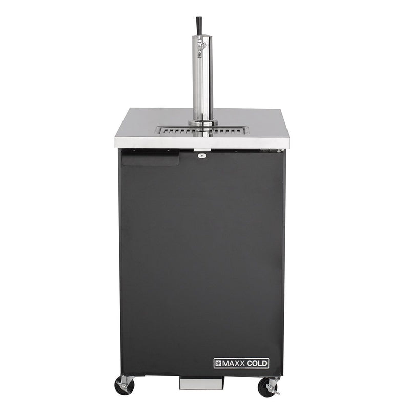 Maxx Cold MXBD24-1B One Keg Beer Tower / Dispenser