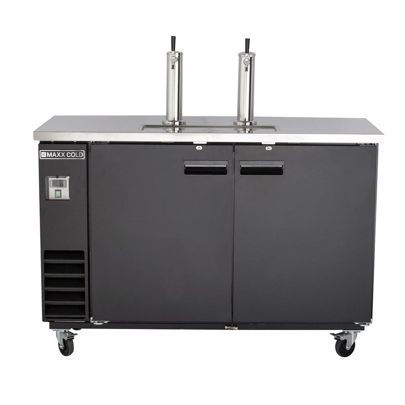 Maxx Cold MXBD60-2BHC Two Keg, Two Tower Beer Dispenser