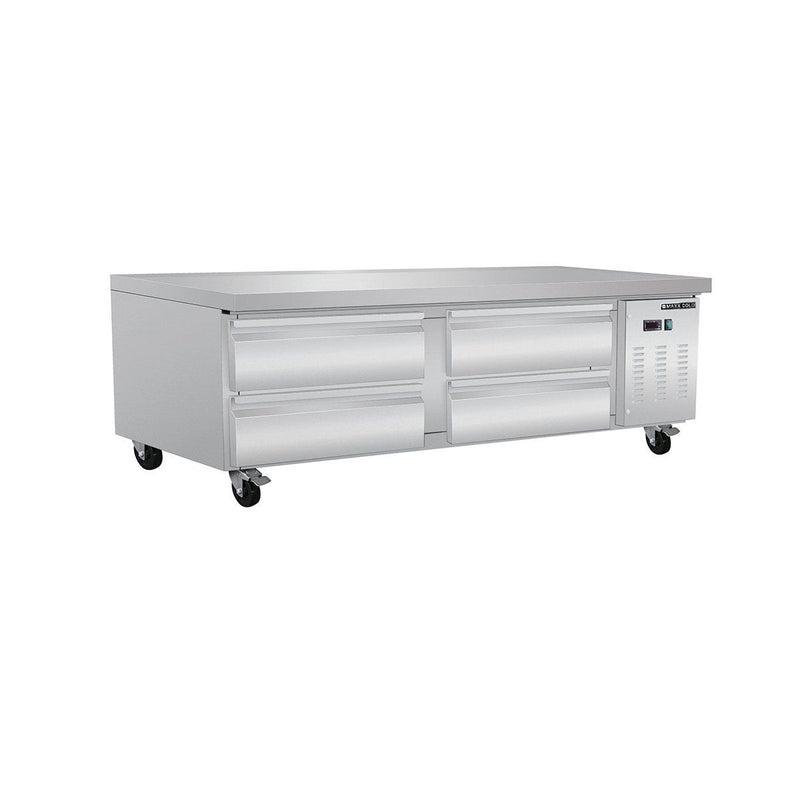 Maxx Cold MXCB72HC Four Drawer Door Refrigerated Chef Base
