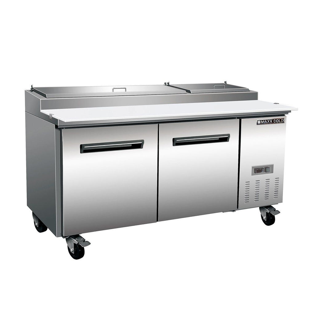 Maxx Cold MXCPP70HC Double Door Pizza Prep Table