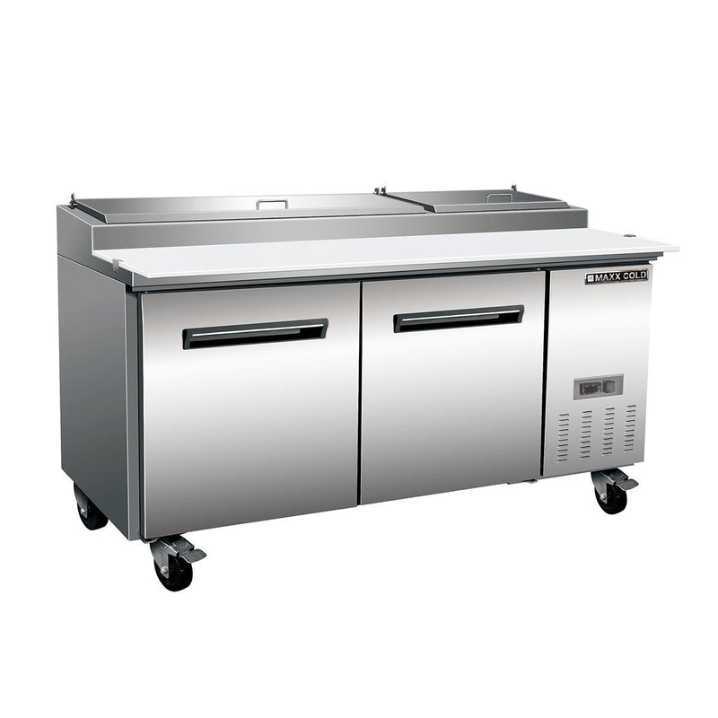 Maxx Cold MXCPP70HC Double Door Pizza Prep Table