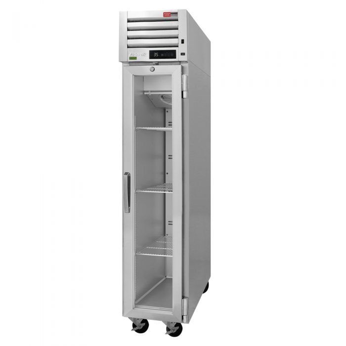 Turbo Air PRO-15R-G-N 1 Glass Door Top Mount Reach-In Refrigerator