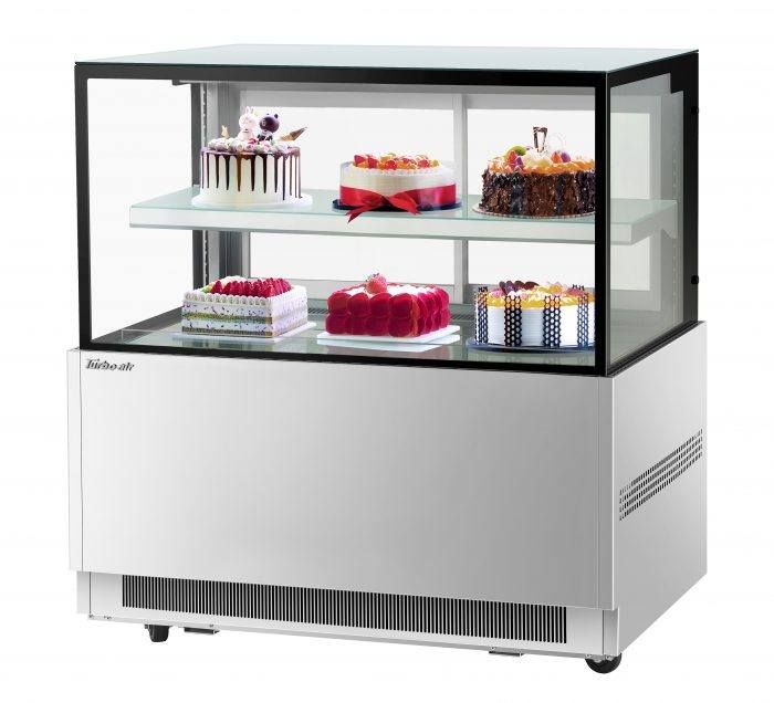 Turbo Air TBP48-46NN-S, 48-inch 2 Tiers Stainless Steel Refrigerated Bakery Case