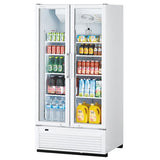 Turbo Air TGM-35SDHW-N, 2 Swing Glass Doors Full Height Merchandiser, White