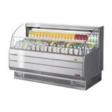 Turbo Air TOM-75SS-N 75-Inch Horizontal Stainless Steel Open Display Merchandiser, Slim-Line
