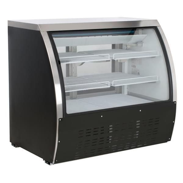 Admiral Craft USDC-48, 48-inch Stainless Steel Refrigerated Deli Case, 15.5 Cu.Ft.