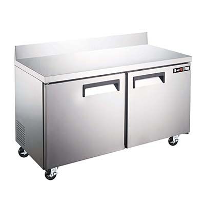 Admiral Craft USWR-2D, 47-inch 2 Solid Doors Worktop Refrigerator, 11.2 Cu.Ft.