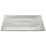 WDP002-201 - Dalmata Porcelain Rectangular Platter, Creamy White - 12