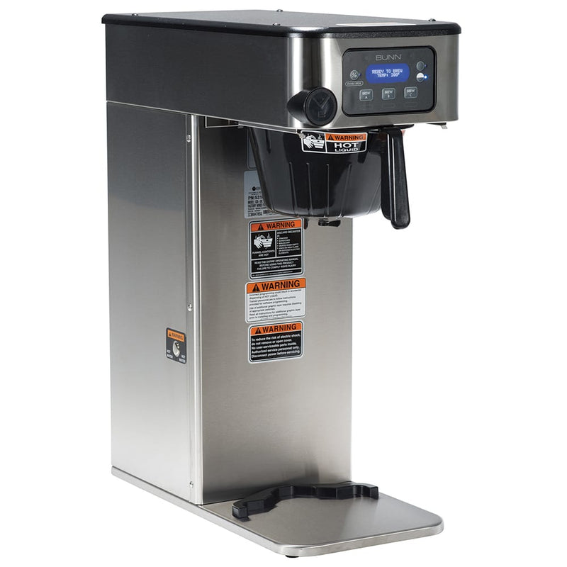 Bunn ICB-DV Automatic Coffee Brewer for Thermal Servers - Stainless, 120-240v/1ph (53100.0100)