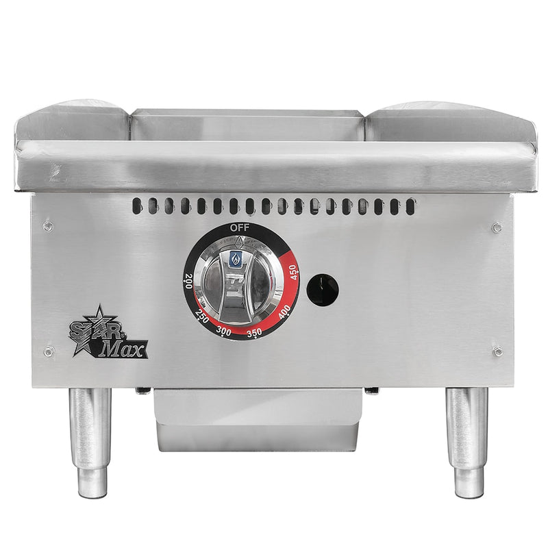 Star 615TF 15" Gas Griddle w/ Thermostatic Controls - 1" Steel Plate, Convertible