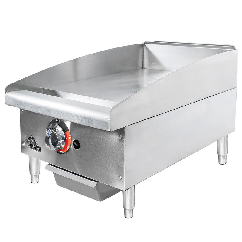 Star 615TF 15" Gas Griddle w/ Thermostatic Controls - 1" Steel Plate, Convertible