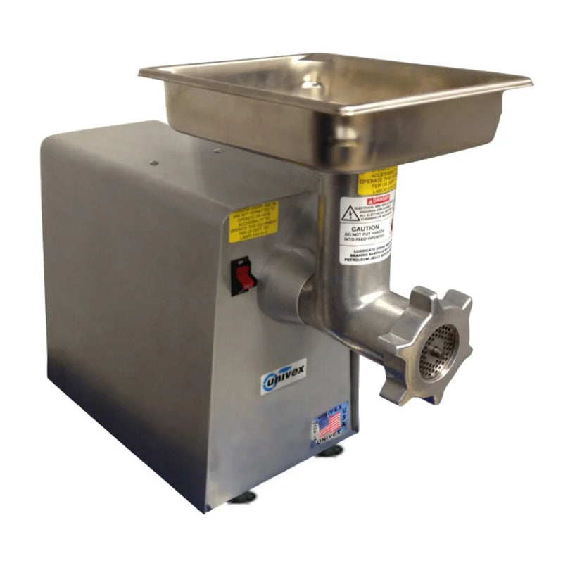 Univex MG89 Bench Style Meat Grinder w/ 12 lbs Capacity/Minute & Poly V Belt System
