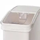 Winco IB-21 Ingredient Bin - 21 Gallon Capacity, Clear Lid/White Base