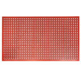 Winco RBM-35R Grease Proof Floor Mat w/ Beveled Edges, Rubber, 3' x 5' x 1/2