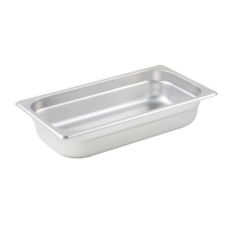 Winco SPJL-302 Third Size Steam Pan, Stainless