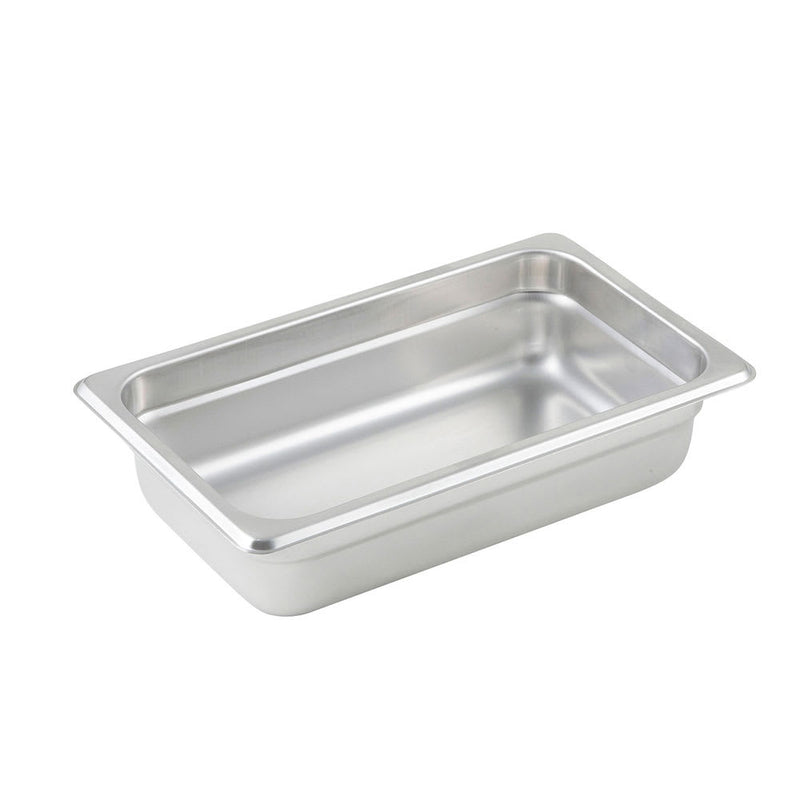 Winco SPJL-104 Full Size Steam Pan, Stainless