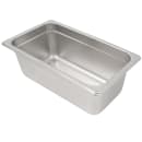 Winco SPJL-404 Quarter Size Steam Pan, Stainless