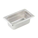 Winco SPJL-902 Ninth Size Steam Pan, Stainless