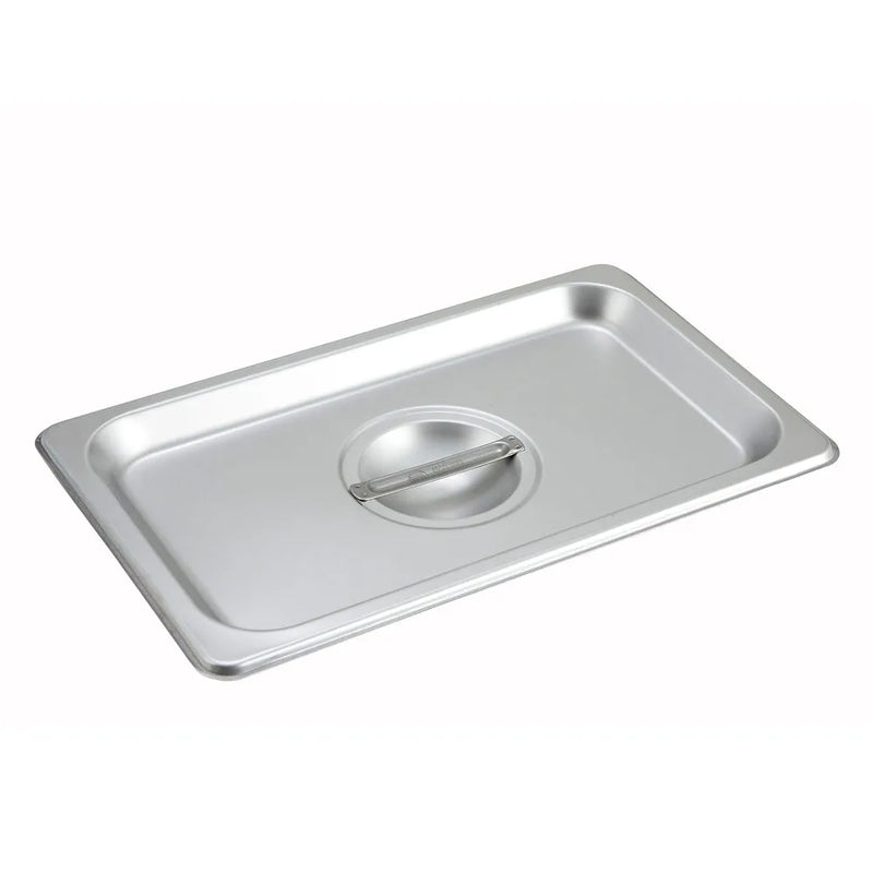 Winco SPSCQ Fourth-Size Steam Pan Cover, Stainless