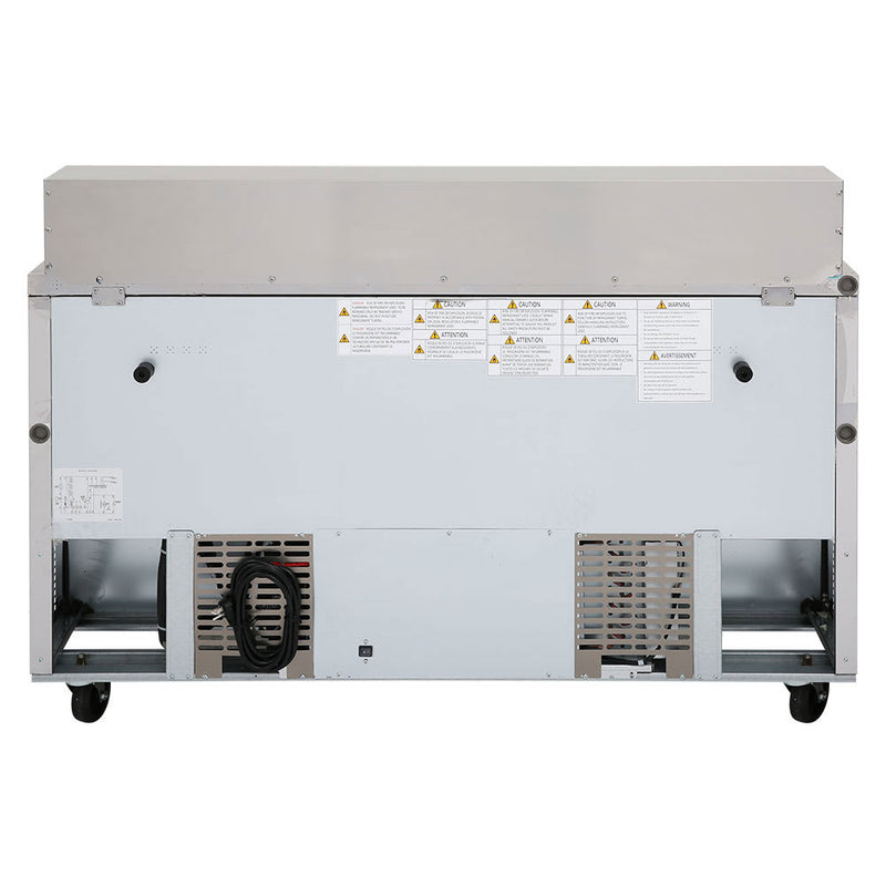 Turbo Air MST-60-N 60" Sandwich/Salad Pep Table w/ Refrigerated Base, 115v