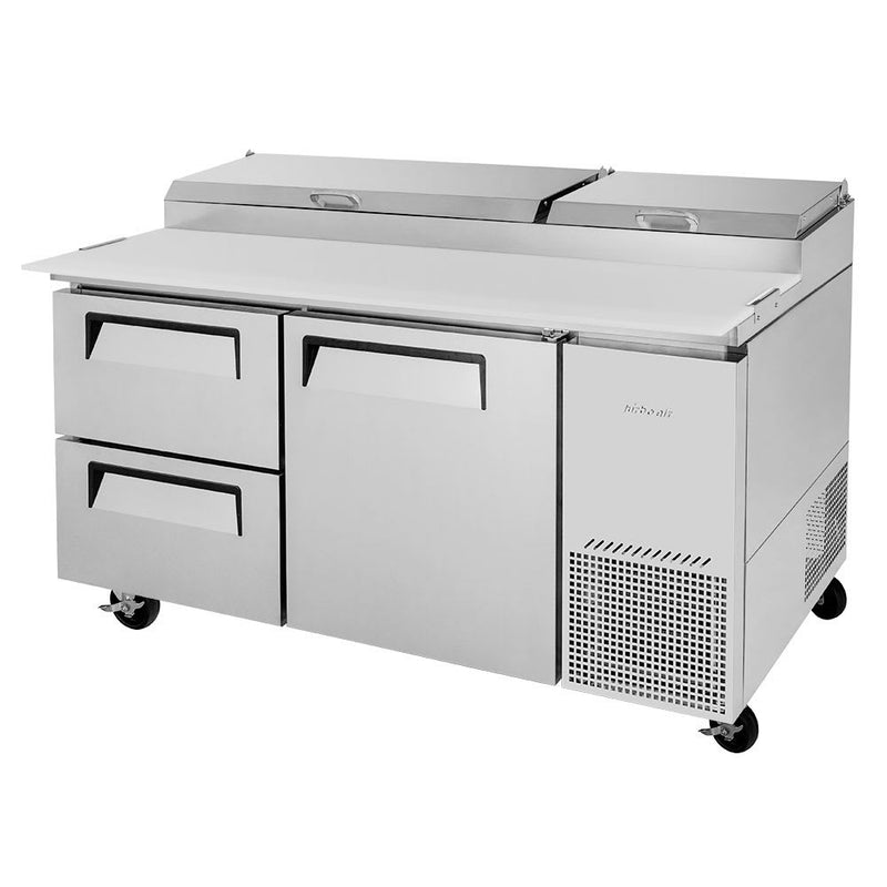 Turbo Air TPR-67SD-D2-N 67" Pizza Prep Table w/ Refrigerated Base, 115v