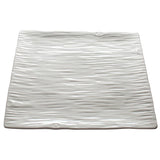 WDP002-206 - Dalmata Porcelain Square Platter, Creamy White - 12