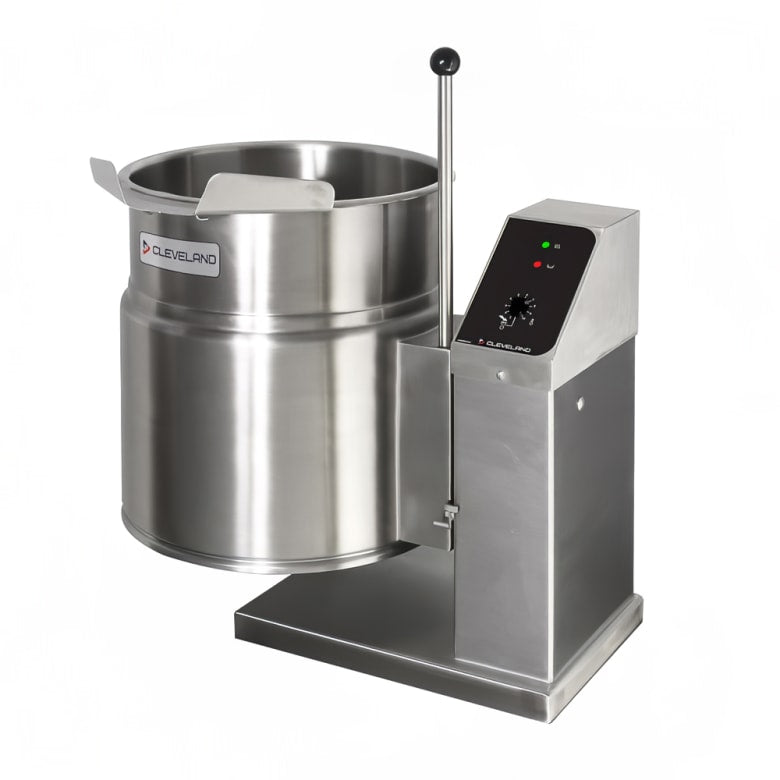 Cleveland KET6T 6 gal Steam Kettle - Manual Tilt, 2/3 Jacket, 208v/3ph