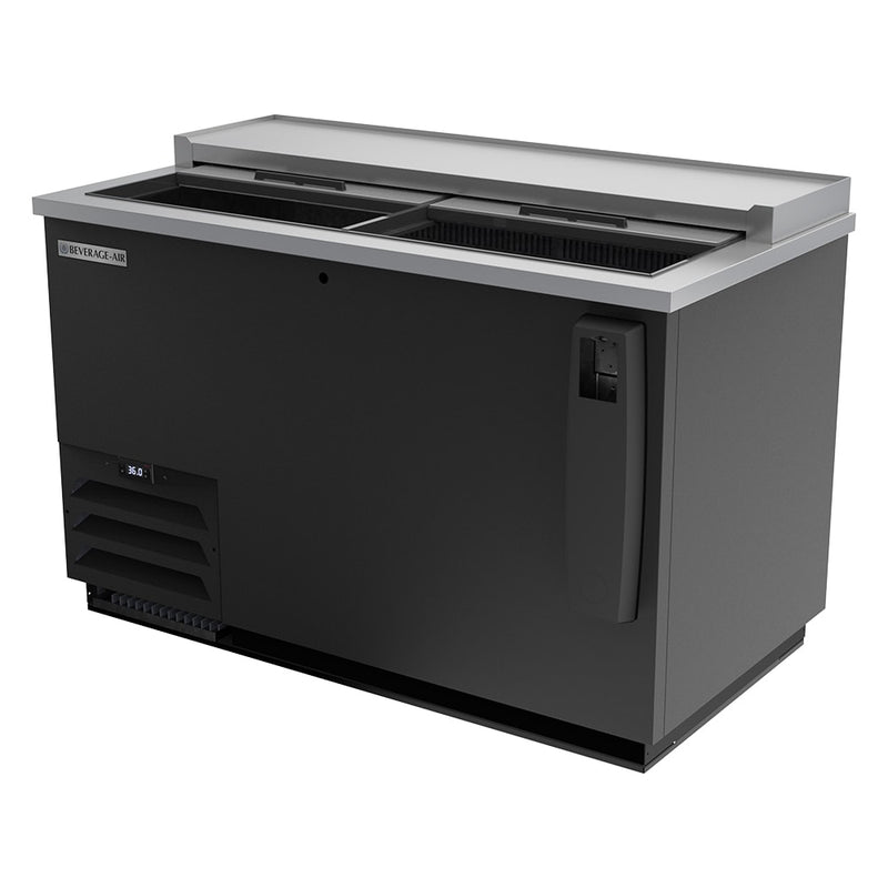 Beverage Air DW49HC-B 50" Forced Air Bottle Cooler - Holds (420) 12 oz Bottles, Bottle Opener, 115v