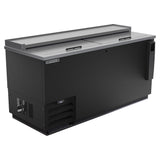 Beverage Air DW64HC-B 65" Forced Air Bottle Cooler - Holds (606) 12 oz Bottles, Bottle Opener, 115v