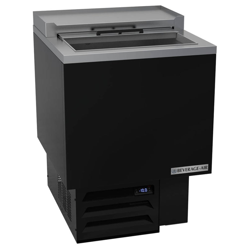 Beverage Air GF24HC-B 1 Section Glass Chiller w/ 76 Mug Capacity - Black, 115v