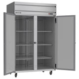Beverage Air HF2HC-1S 52" Two Section Reach In Freezer, (2) Solid Doors, 115v
