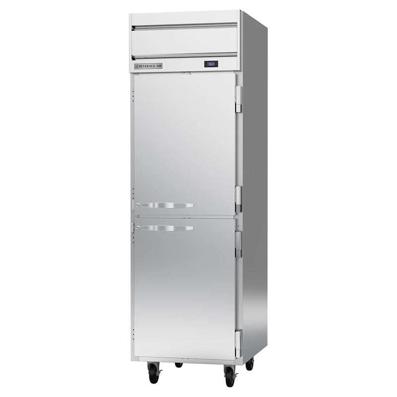 Beverage-Air HR1HC-1HS 26" One Section Reach In Refrigerator, (2) Right Hinge Solid Doors, 115v