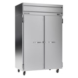 Beverage Air HRP2HC-1S 52" Two Section Reach In Refrigerator, (2) Left/Right Hinge Solid Doors, 115v