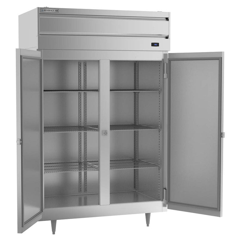 Beverage Air PR2HC-1AS 52" Two Section Reach In Refrigerator, (2) Left/Right Hinge Solid Doors, 115v