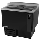 Beverage Air SF34HC-B 35" Forced Air Bottle Cooler - Holds (223) 12 oz Bottles, Black, 115v