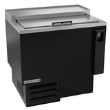 Beverage Air SF34HC-B 35" Forced Air Bottle Cooler - Holds (223) 12 oz Bottles, Black, 115v