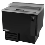 Beverage Air SF34HC-B 35" Forced Air Bottle Cooler - Holds (223) 12 oz Bottles, Black, 115v