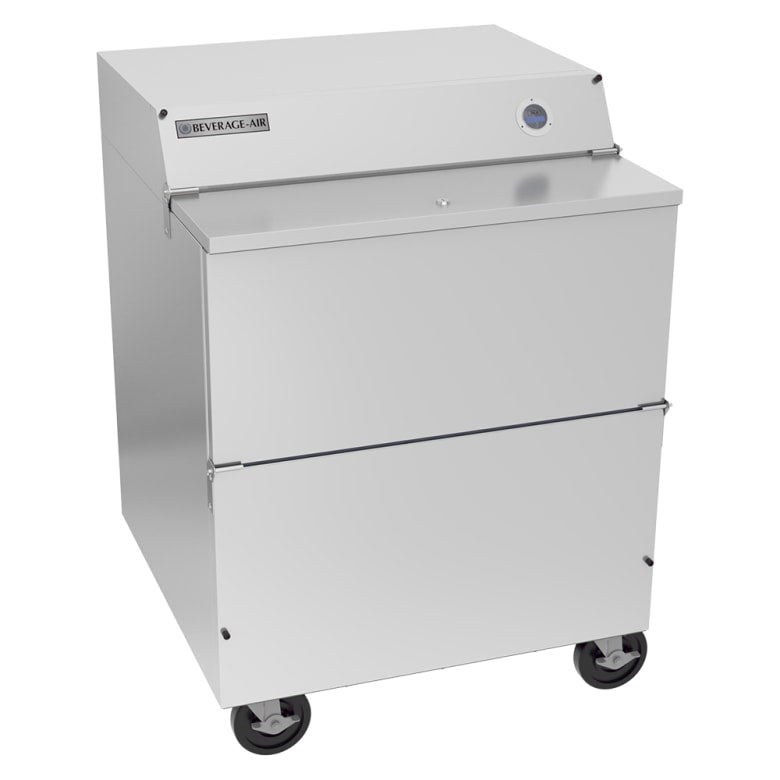 Beverage Air SMF34HC-1-S Milk Cooler w/ Top Access - (512) Half Pint Carton Capacity, 115v