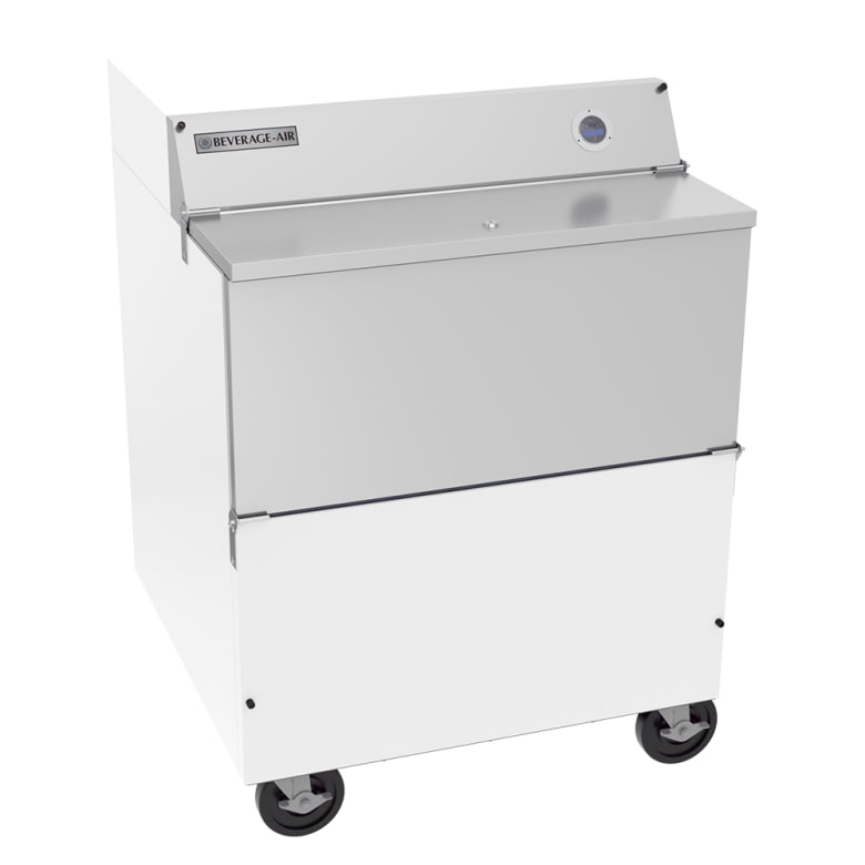 Beverage Air SMF34HC-1-W Milk Cooler w/ Top & Side Access - (512) Half Pint Carton Capacity, 115v
