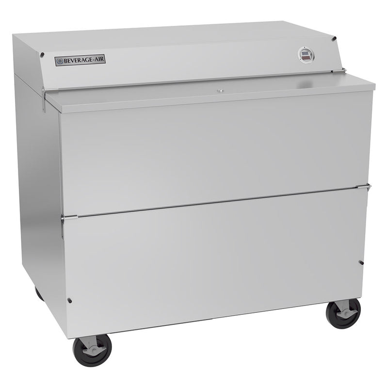 Beverage Air SMF49HC-1-S Milk Cooler w/ Top & Side Access - (768) Half Pint Carton Capacity, 115v
